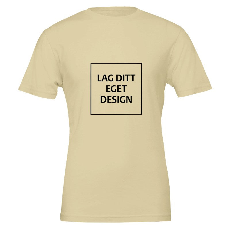 Premium Unisex Crewneck T-Shirt | Design Your Own with Custom Print
