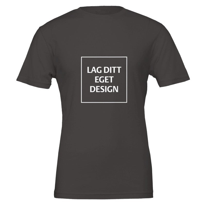 Premium Unisex Crewneck T-Shirt | Design Your Own with Custom Print