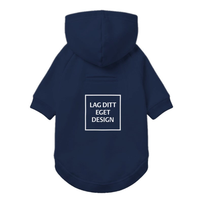 Custom Dog Hoodie with Print | Warm Fleece Sweatshirt for Dogs