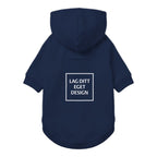 Custom Dog Hoodie with Print | Warm Fleece Sweatshirt for Dogs