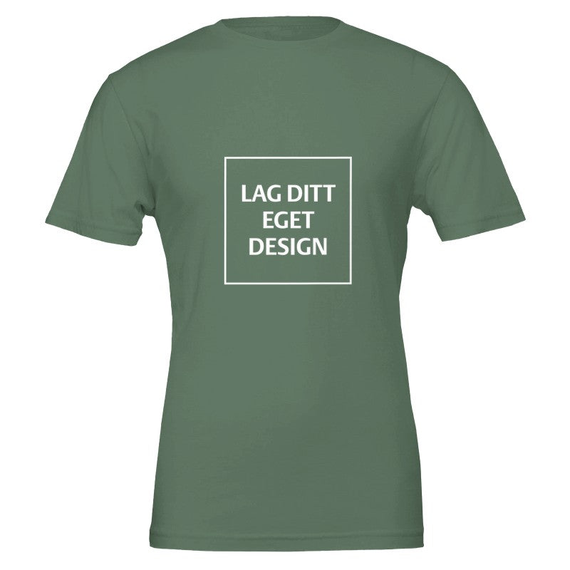 Premium Unisex Crewneck T-Shirt | Design Your Own with Custom Print