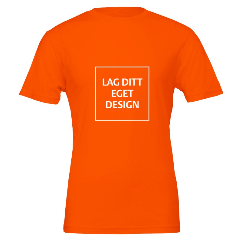 Premium Unisex Crewneck T-Shirt | Design Your Own with Custom Print