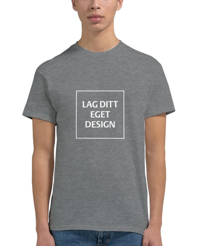 Custom Heavyweight Unisex Crewneck T-Shirt | Design Your Own Print
