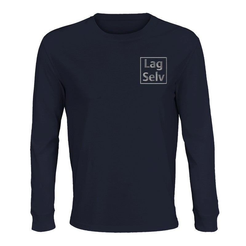 Design Your Own Organic Long Sleeve T-Shirt with Custom Embroidery