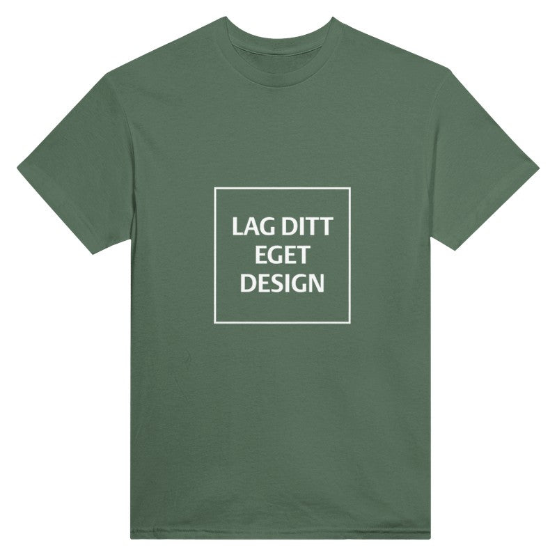 Custom Heavyweight Unisex Crewneck T-Shirt | Design Your Own Print