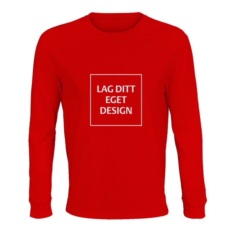 Design Your Own Organic Long Sleeve T-Shirt | Custom Print