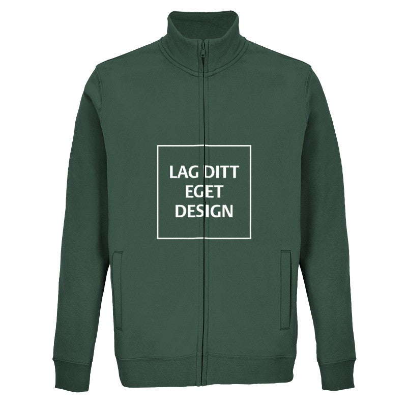Custom Full-Zip Sweatshirt with Print | Design Your Own Personalized Zip-Up