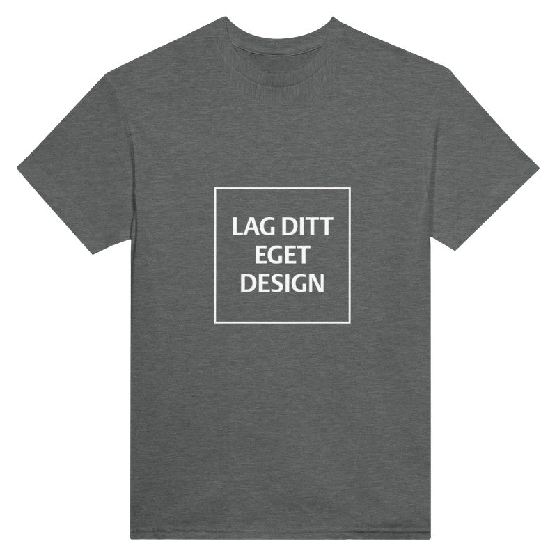 Custom Heavyweight Unisex Crewneck T-Shirt | Design Your Own Print