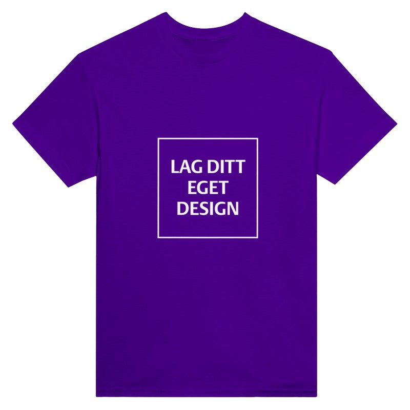 Custom Heavyweight Unisex Crewneck T-Shirt | Design Your Own Print