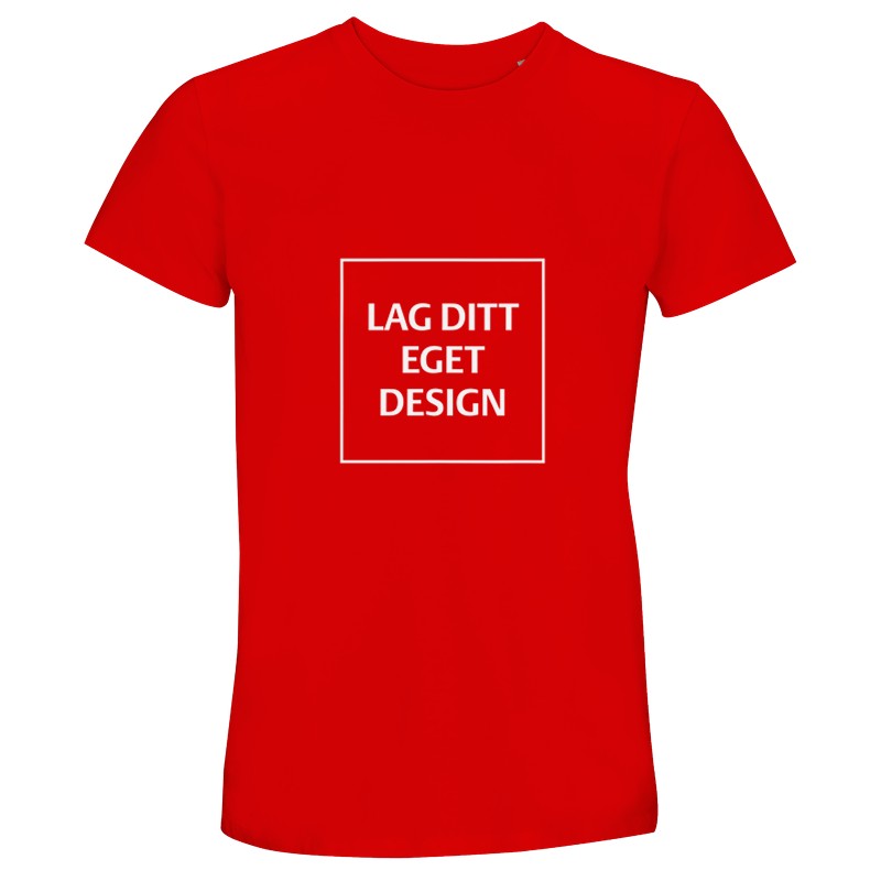 Recycled Unisex Crewneck T-shirt | Design Your Own Custom Print Tee