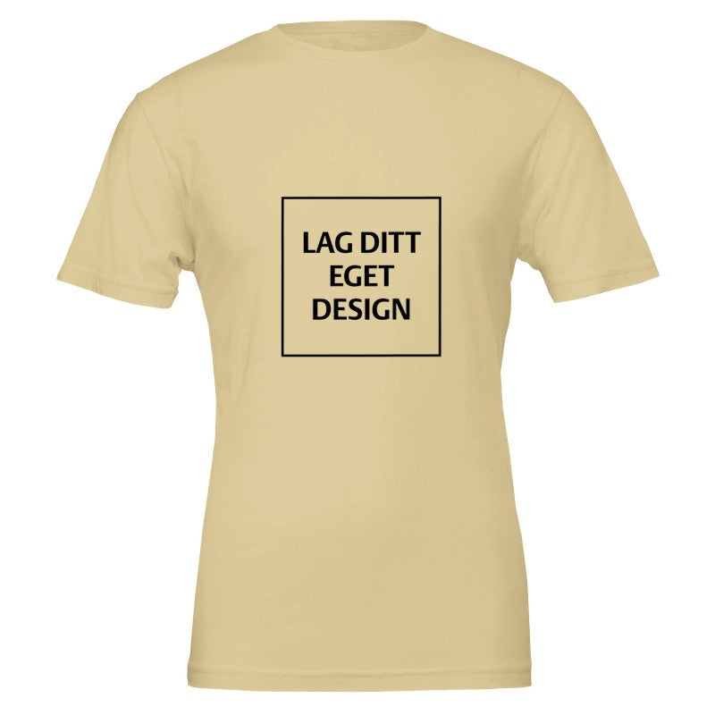 Premium Unisex Crewneck T-Shirt | Design Your Own with Custom Print