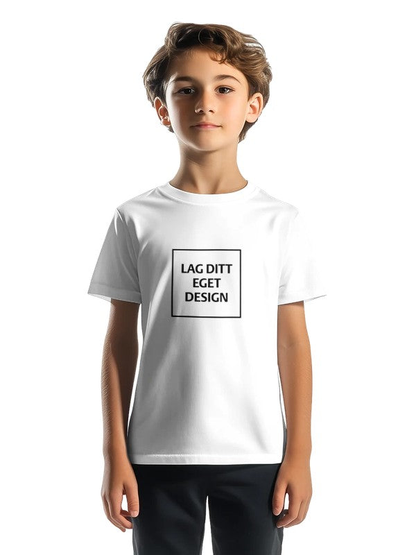 Custom Kids Performance Athletic Crewneck T-Shirt