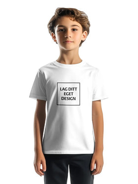 Custom Kids Performance Athletic Crewneck T-Shirt