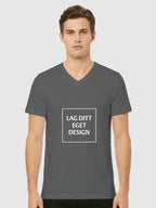 Design Your Own Unisex V-Neck T-Shirt | Custom Print