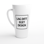 Ceramic Latte Mug 17oz Large Blank White | Design Your Own