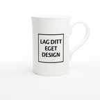 Classic Porcelain Mug Slim 10oz Blank White | Design Your Own