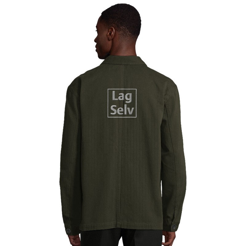 Design Your Own Embroidered Organic Unisex Jacket | Custom Work Jacket