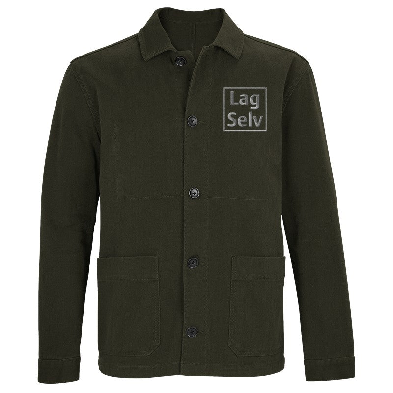 Design Your Own Embroidered Organic Unisex Jacket | Custom Work Jacket