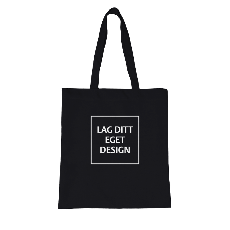 Custom Organic Long Handles Tote Bag | Design Your Own