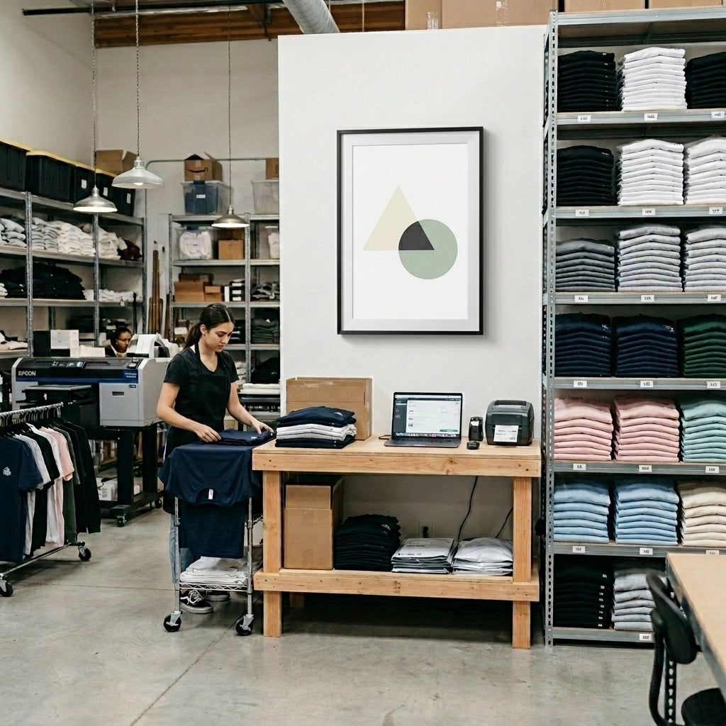 Apix Print workshop and warehouse